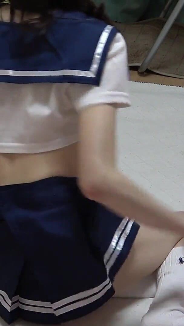 Gals apartment: Slender Student Uniform Girl's Room Indoor Camera, No Bra Tits,...