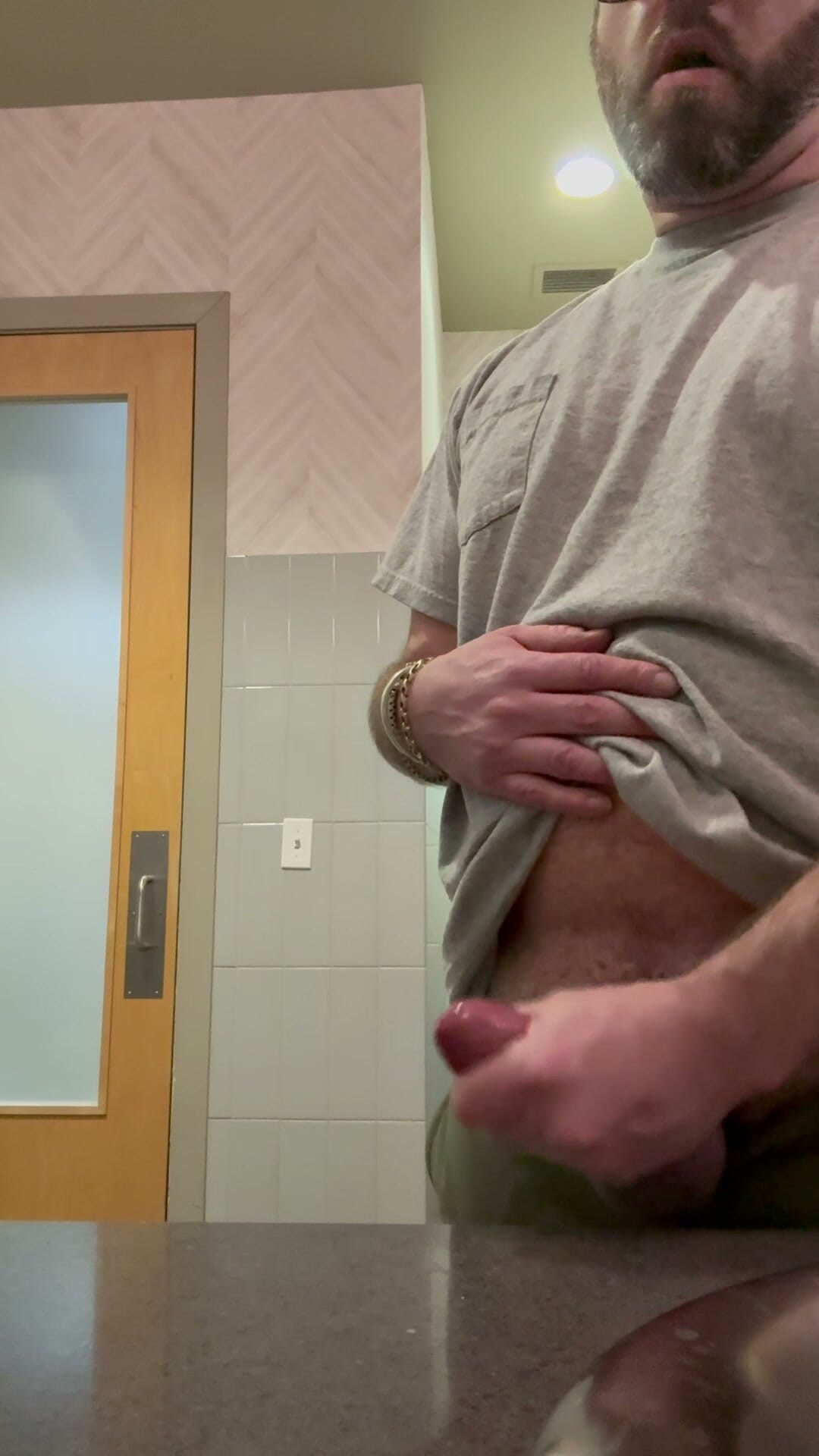 Apartment Bathroom Jerk and Cumshot