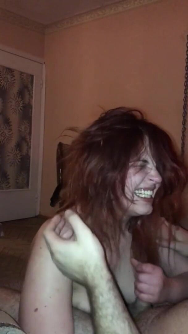 Elena917: Extremely hard face slapping, fingering, squirt