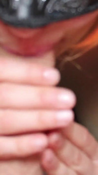 The Slut Plays with the Cock and Makes Him Cum
