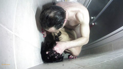 LauraOnHeels: En la ducha, follada dura en la garganta, follada de...