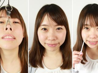 Japan Fetish Fusion: 素人女孩，kaede 第一人称视角 她的鼻子，打喷嚏和流鼻涕
