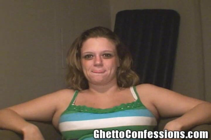 Ghetto Confessions: Kekasih kontol hitam jalang kulit putih hamil 3 baby daddies sepong...