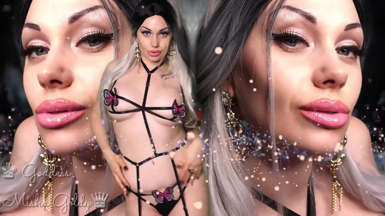 Goddess Misha Goldy: ¡Hipnotizante provocación y negación! ¿Se merecen correrse los adictos que huele?