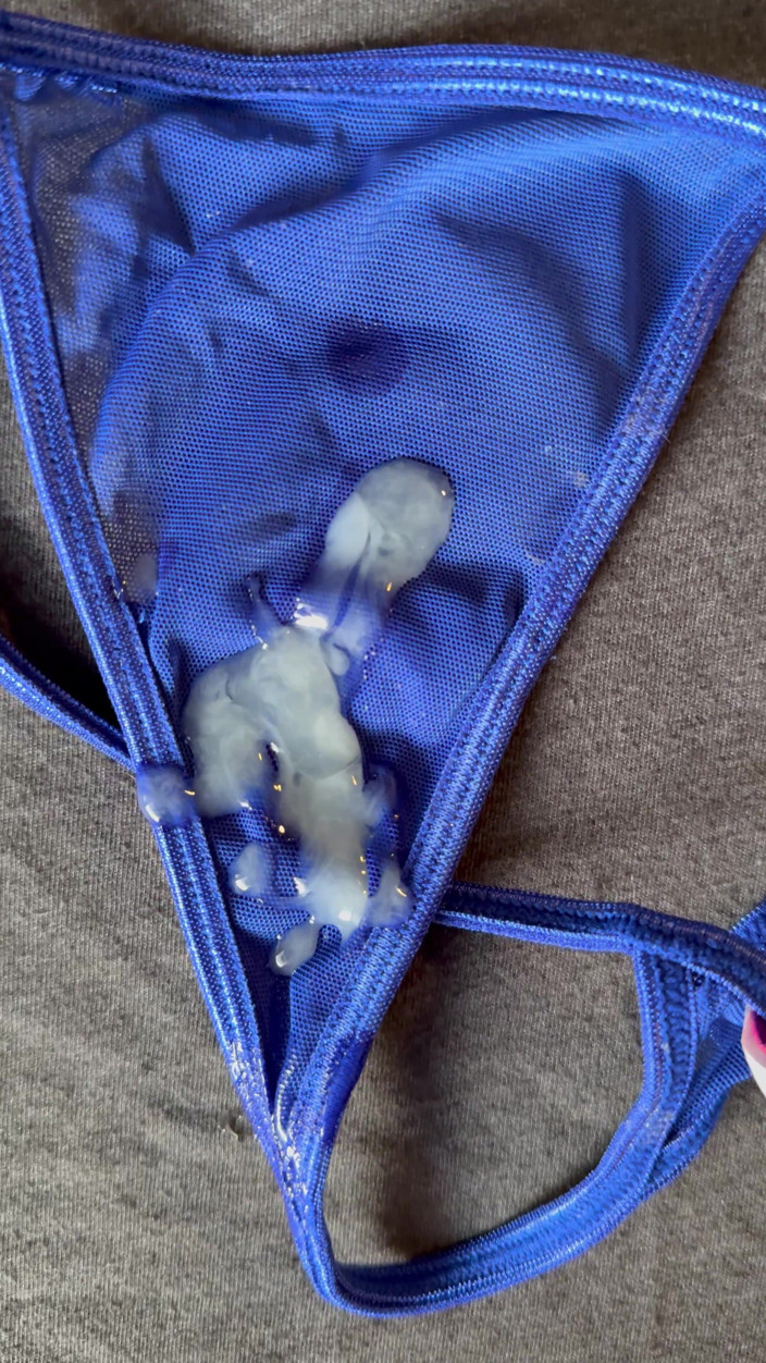 CumDaily: Cum on Wife’s Panties 22