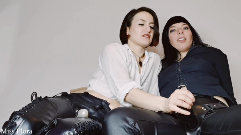 Miss Flora: POV Strap-on Fuck Preparation with Goddess Aurora