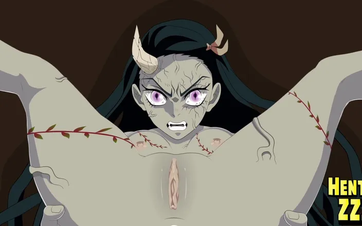 Hentai ZZZ: Demon Slayer | Nezuko Demon Form Deep Anal (hentai)