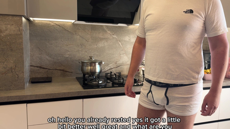 CumInMyMouthBaby: Stepmom Catches Stepson with a Hard-on and Helps Him Cum -...