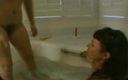 Club of Bondaged Babes: Lesbian Slut Tied up in Bath by Domina