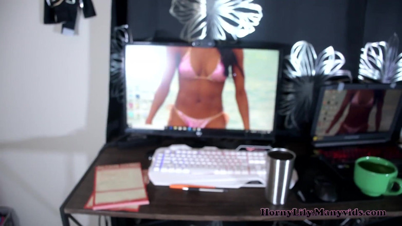 Horny Lily: Who came on my seat?!