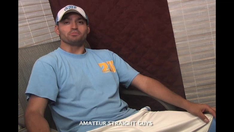 Jay's Amateur Straight Guys: Swarthy heteroseksüel adam Trey