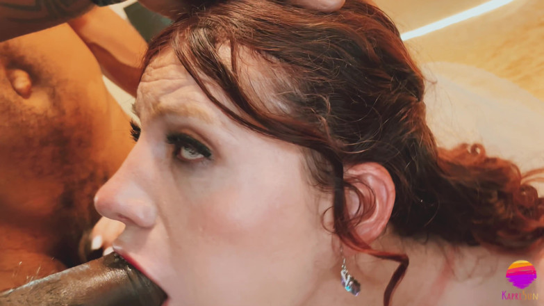 Kapri Sun: Trans novia consigue gangbang por 3 bbc