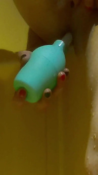 Banheiro pequeno.