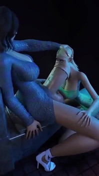 3D futa pompino grande cazzo animazione transessuale