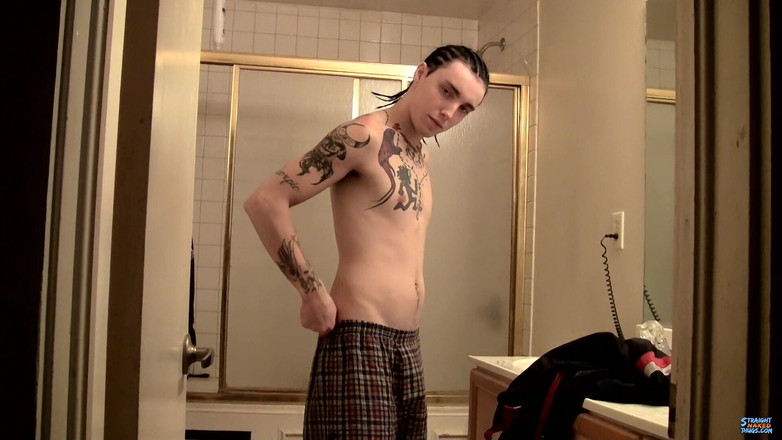 Straight naked thugs: Bathroom Straight Boy Jack off