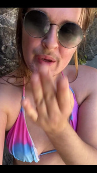 Flashing My Hairy Pits at the Beach