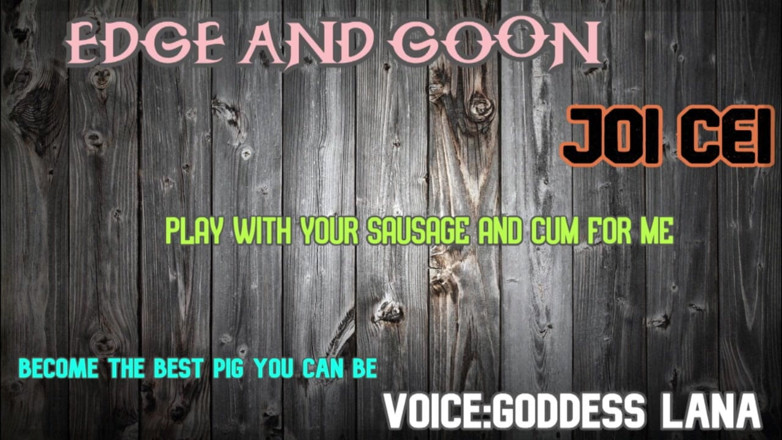 Campsissyboi: Audio Only - Edge and Goon and Cum Piggie Style JOI...