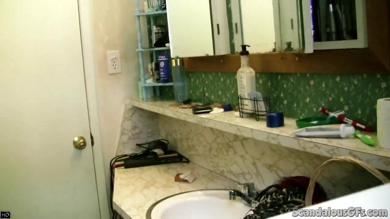 Scandalous GFs: Sexy girl gets watched and filmed in the shower