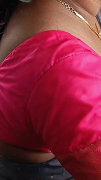 Berkongkek dengan Tuisyen Sir dalam saree -1