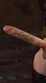 Quattro seni e una mammella! Contadino gioca con una giovane donna sexy in stalla