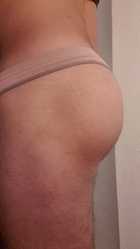 Ass in Girls Underwear