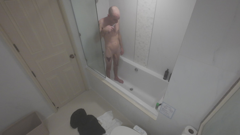 Big dick dadddy: Secret Shower Cam Caught Me Touching Myself