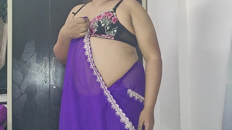 Indiansissychubby: Chek out moje nové saree líbí se ti to