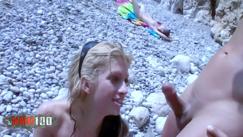 MMM100: Sonia Baby: Spanish Teen Pornstar Fucking in the Beach