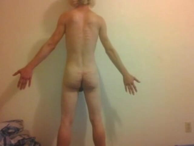 LilTaste: BDSM Naked Transgirl After Caning 40+ Times on Butt &amp; Groin W/wood...