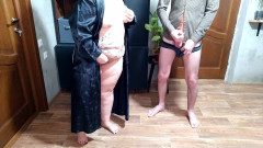 OurFetishLife: Tchýně, sexy břicho a velká třesoucí se prsa z masturbace...