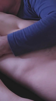Please Stepdaddy Don't Go Too Deep! Fucking My Stepdaughter While Watching Porn