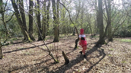 Kylie Britain Adventures: Naughtiness in the forest