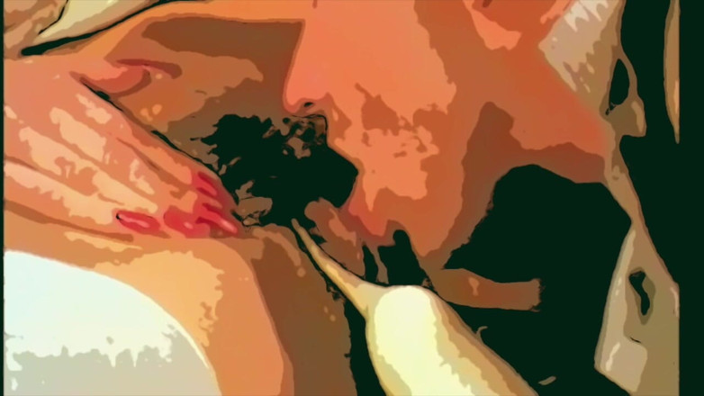 Classic porn cartoon: De mooie Carmen: Hé masturbeert gisteren met een vegeta en...