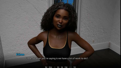 Dirty GamesXxX: WVM: Ebony cheerleader and female couch - ep. 17
