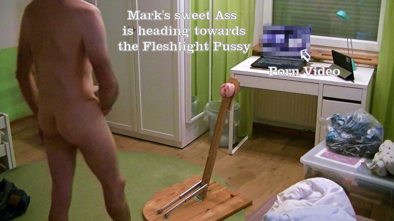 Mark Hannes: Fleshlight muschi-stand fick-masturbation