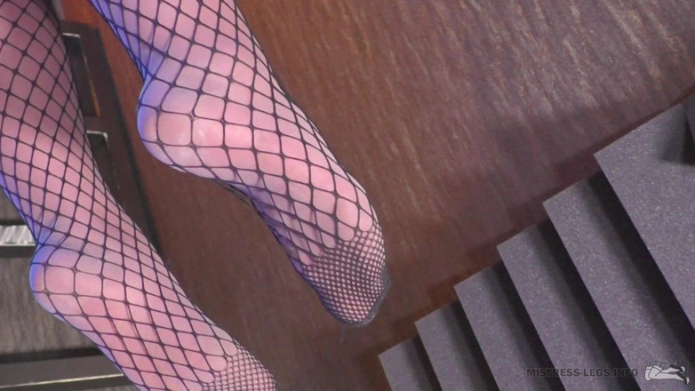Mistress Legs: Under sexy legs in pantyhose and fishnets