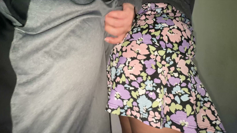 CoupleOfHotSins: Big-assed Woman Touches a Stranger's Erect Penis. Flash Dick!!