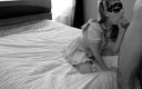 Kity Tail: Uma jovem garota sedutora levantou-se de quatro e experimentou uma...