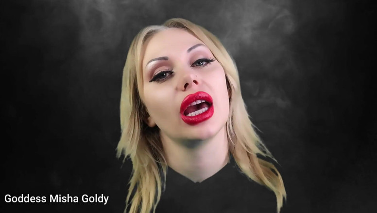 Goddess Misha Goldy: Passe no teste de punheta para servir a Deusa!