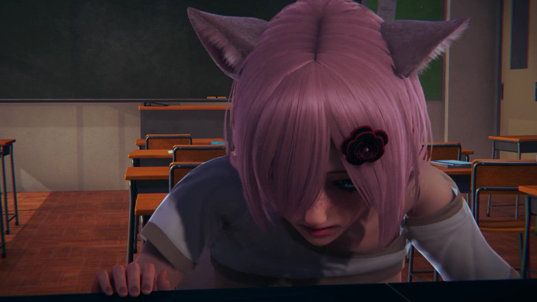 Waifu club 3D: Neko studentka je ošukaná do zadku