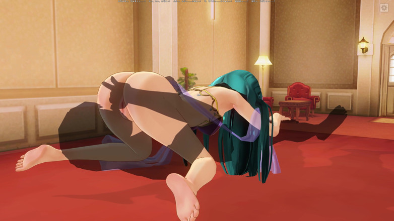 H3DC: 3D 成人动漫蓝发女孩以 69 种姿势做爱