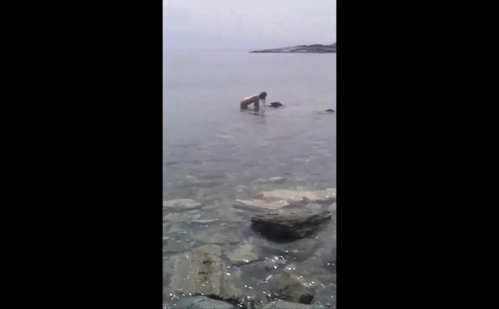 SexJustice: Nackt am Strand und Blowjob am 26. April 2015 und 1. Mai 2015