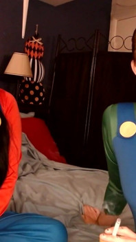 Halloween cosplay rookpauze