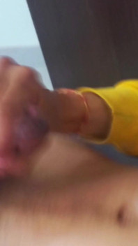 Home Alone Boy Jerking His Cock
