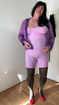 Pink Shape Wear with Pantyhose