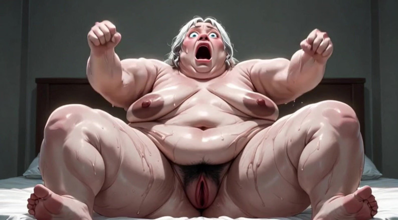 YOUR BEST FANTASY: Fat BBW Hairy Bush Masturbation - Wet Hairy Pussy Rubbing &amp; Creamy...