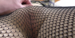 My Boobs: POV Prsa hra a kundička a zadek v fishnet punčochách