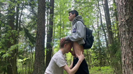 Matty And Aiden: Teen twinks Matty and Aiden were almost caught when they...