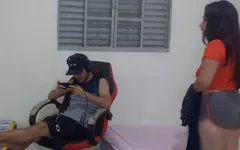 Stepsister Changes Near Her Stepbrother He Ends Up Fucking Her On The Gamer Chair.