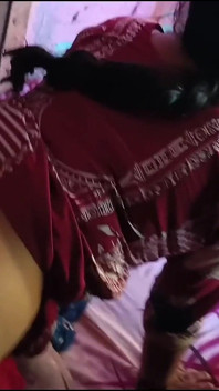 Left girlfriend doggy style at her home